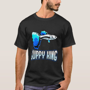 T-shirt Aquarium Poissons Guppy Roi Aquariophile