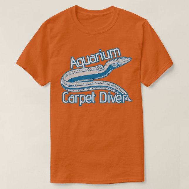 T-shirt Aquarium Tapis Tapis Pneumatique Piste Eel Pomme E (Design devant)