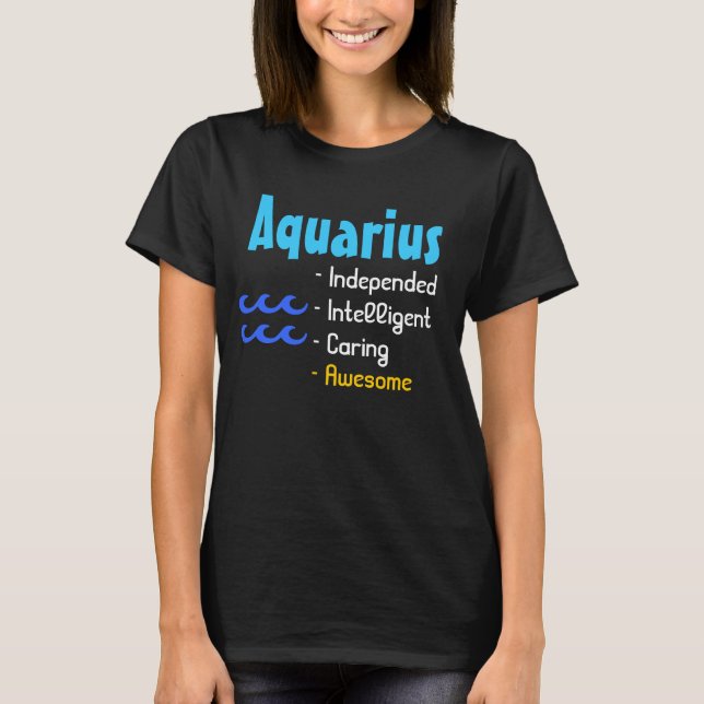 T-shirt Aquarius (Devant)