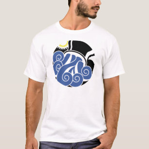 T-shirt Aquarius Graphique Eau tourbillonnant de Vase
