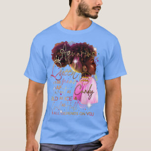 T-shirt Aquarius Queen Sweet As Candy Anniversaire Cadeau