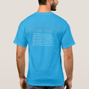 T-shirt Aquarius - Turquoise