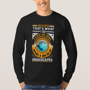 T-shirt Aquascapage Aquarium Pêche 1