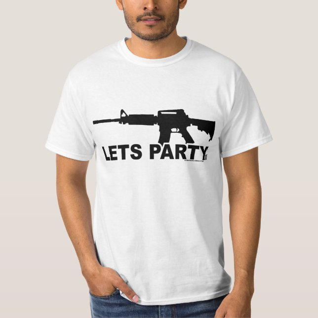 T-shirt AR15 laisse la partie (Devant)