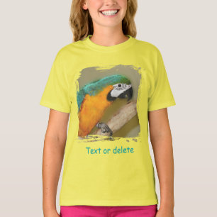 T-shirt Ara bleu et or personnalisé