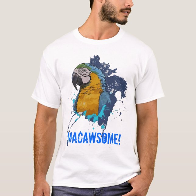 T-shirt Ara SplashTrans, MACAWSOME de B&G ! (Devant)