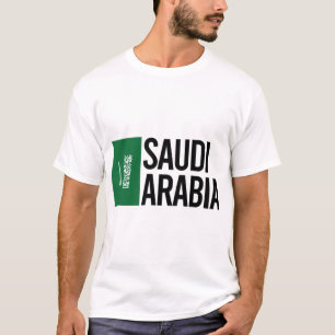 T-shirt Arabie Saoudite Collection de design minimal