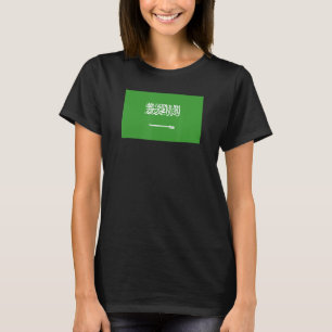 T-shirt Arabie Saoudite Football Drapeau Arabie Saoudite
