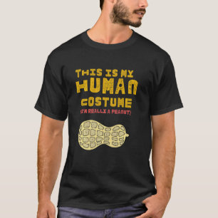 T-shirt Arachide drôle - C'est mon costume humain Je suis 