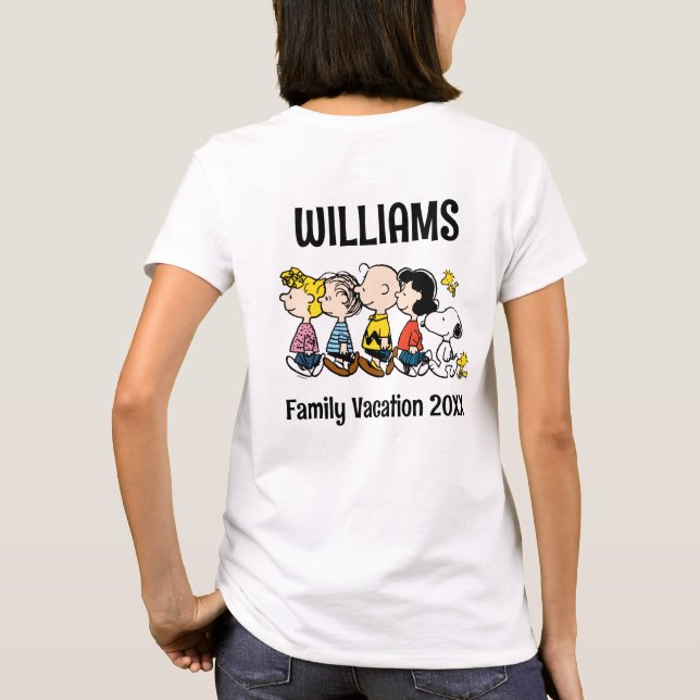 T-shirt Arachides Gang Famille Vacances (Dos)