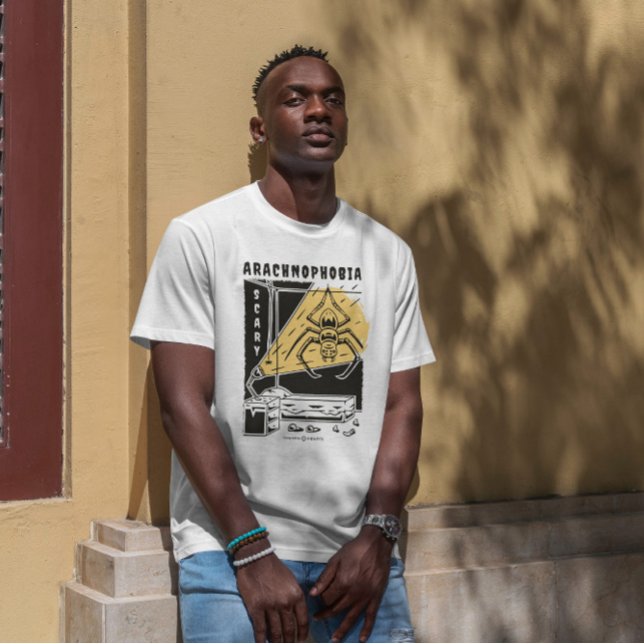 T-shirt Arachnophobie déplaisante (Créateur téléchargé)