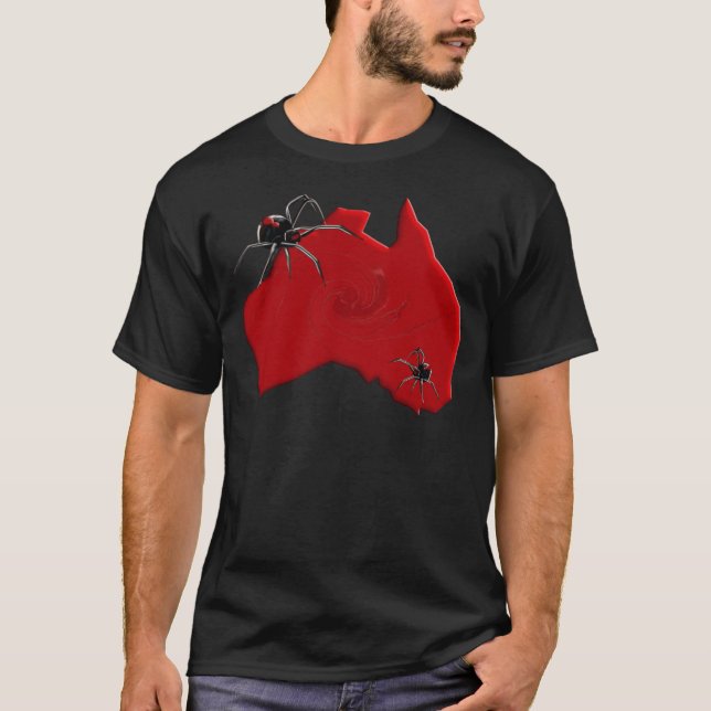 T-shirt Araignée Australie de Redback (Devant)