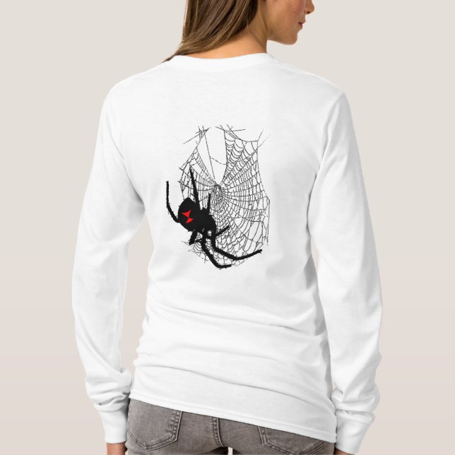 T-shirt araignée de veuve noire, je suis poison ! (Dos)