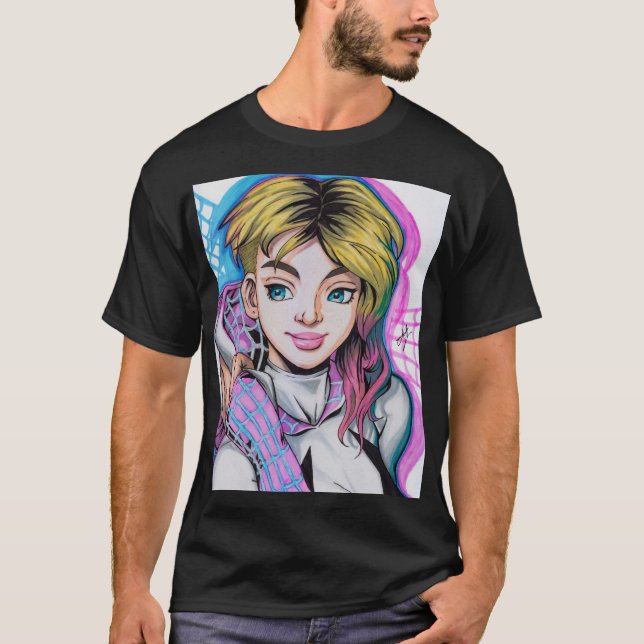 T-shirt Araignée fantôme ~ Gwen Stacy (Devant)