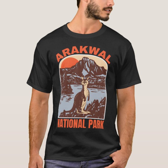 T-shirt Arakwal � L'horizon sans fin de l'Australie (Devant)