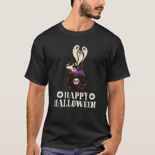 T-shirt Araña de cráneo gótica de Halloween cita a la fari