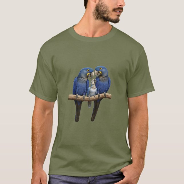 T-shirt Arara azul (Devant)