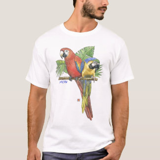 T-shirt Aras tropicaux