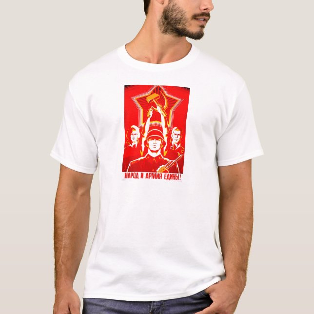 T - Shirt-Arbeitskräfte der Welt vereinigen T-Shirt (Vorderseite)