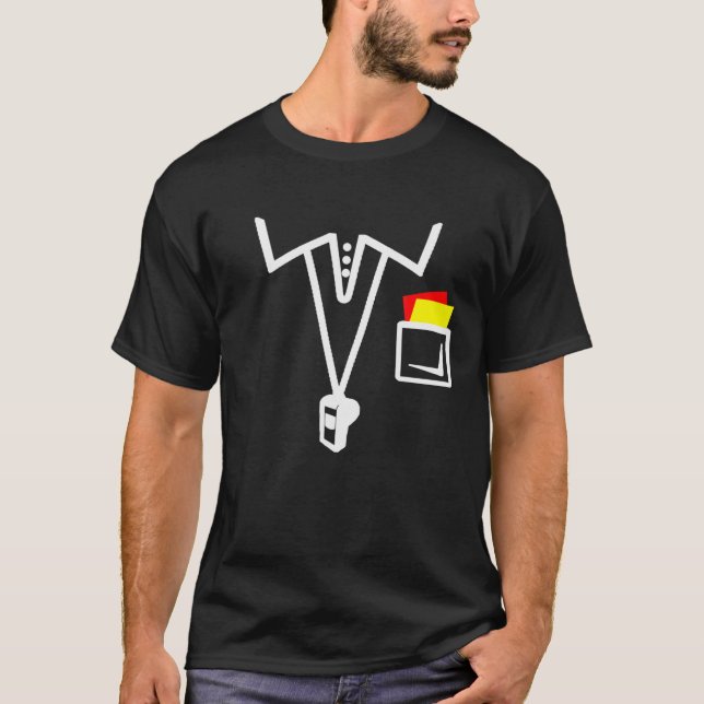 T-shirt Arbitre du costume de football (Devant)