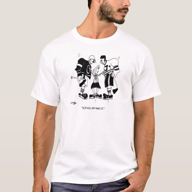 T-shirt Arbitre Grandmotherly d'hockey (Devant)