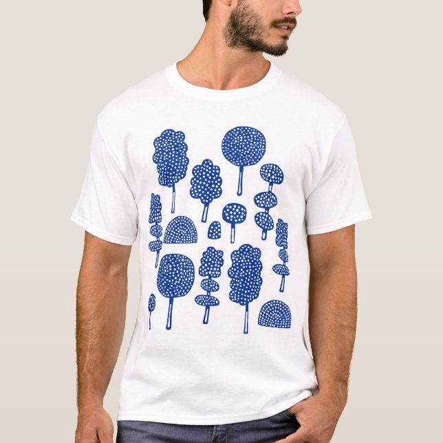 T-shirt Arboretum 230715 - Bleu de marine (Devant)