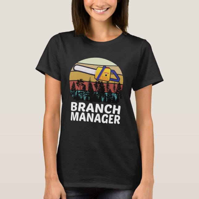 T-shirt Arboriculture Professional Tree Surgeon Branch Man (Devant)
