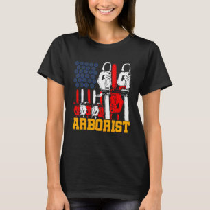 T-shirt Arboriste Plaisir Arbre Compétent Chirurgien Arbor