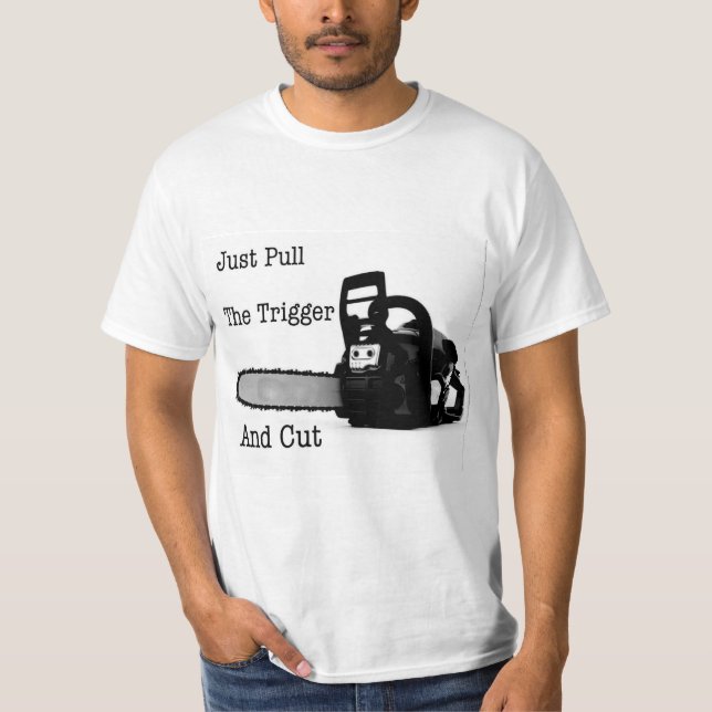 T-shirt Arboriste tronçonneuse Arbre cadeau du chirurgien. (Devant)