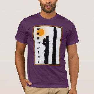 T-shirt Arborists : Monteur de silhouette solaire