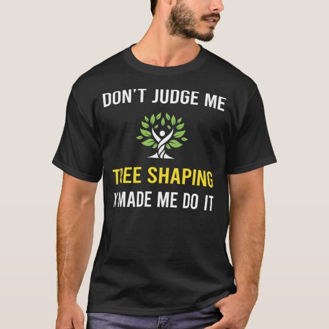 T-shirt Arborsculpture en forme d'arbre Pooktre opiaire (Devant)