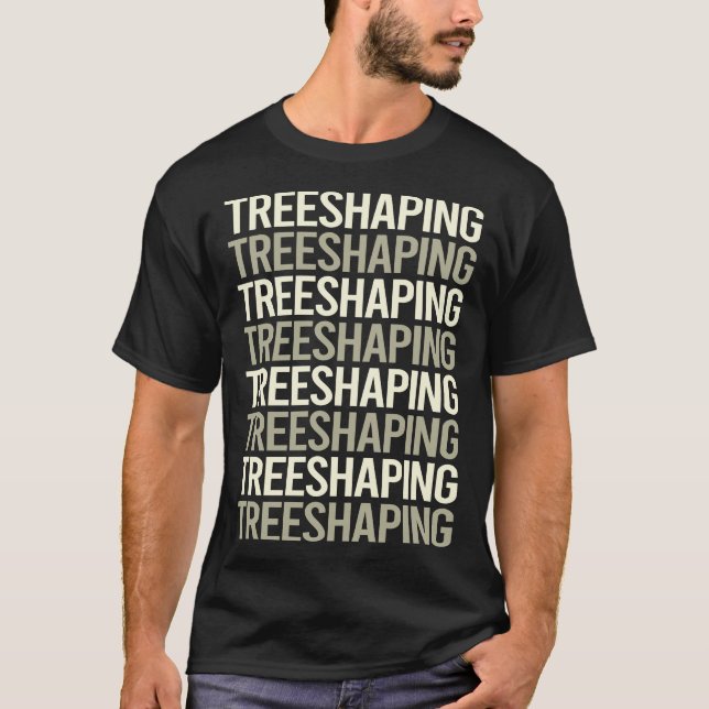 T-shirt Arborsculpture en forme d'arbre Pooktre opiaire (Devant)