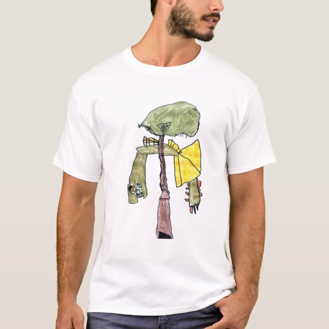 T-shirt Arbre à glissière Fuzzy Express® (Devant)