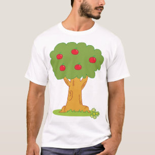 T-shirt Arbre à pomme rouge