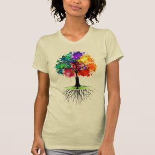 T-shirt Arbre à racines profondes