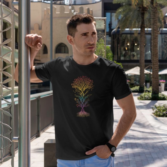 T-shirt Arbre Adn Coloré (Créateur téléchargé)