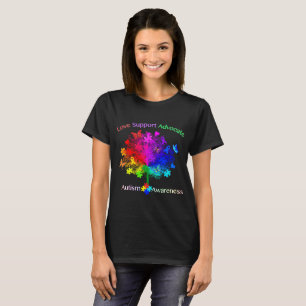 T-shirt Arbre arc-en-ciel Autisme