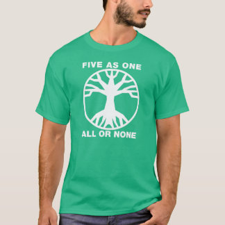 T-shirt Arbre bas (couleurs foncées)