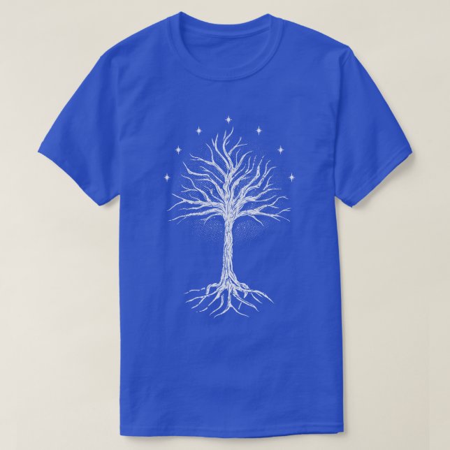 T-shirt Arbre Blanc De Gondor Fourre-tout (Design devant)