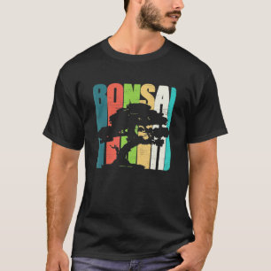 T-shirt Arbre Bonsaï Érable Japonais Conception en Détress