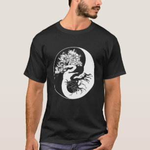 T-shirt Arbre Bonsaï Yin Yang Bouddhiste Zen Japonais