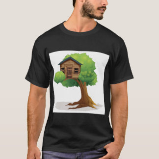 T-shirt arbre brasserie brumeuse examen de la bière classi
