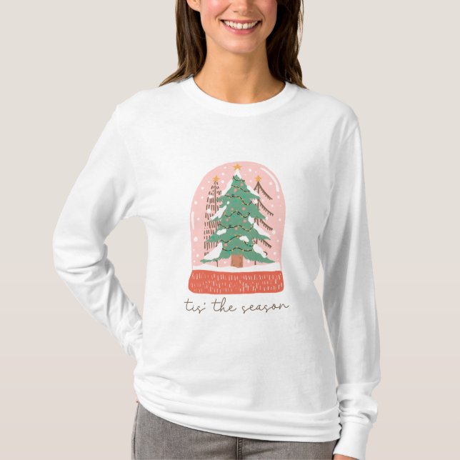T-shirt Arbre Cadeau De Noël C'Est La Saison (Devant)