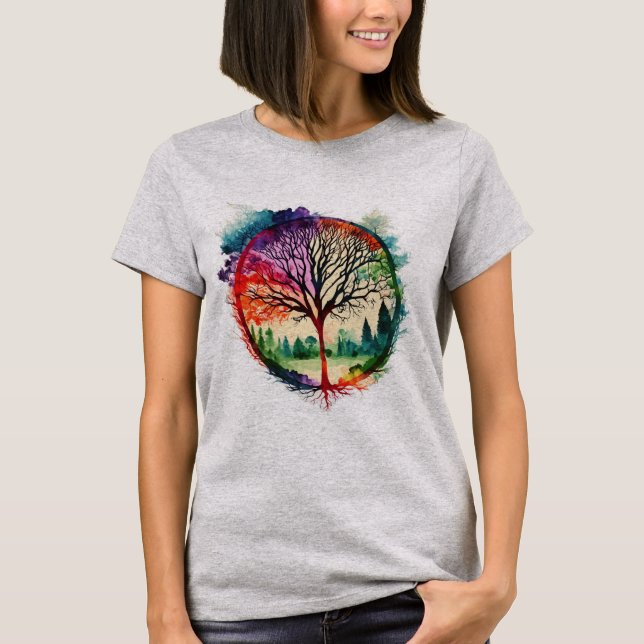T-shirt Arbre Cercle de Vie (Devant)