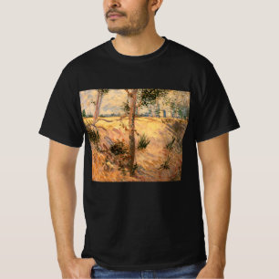 T-shirt Arbre dans un champ un jour ensoleillé par Vincent