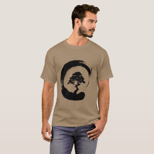 T-shirt Arbre de bonsaïs en cercle d'Enso