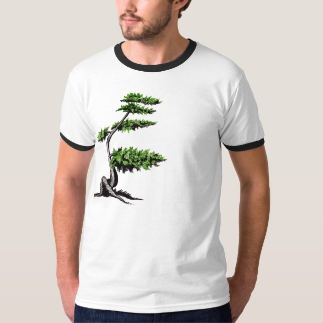 T-shirt arbre de bonzai (Devant)