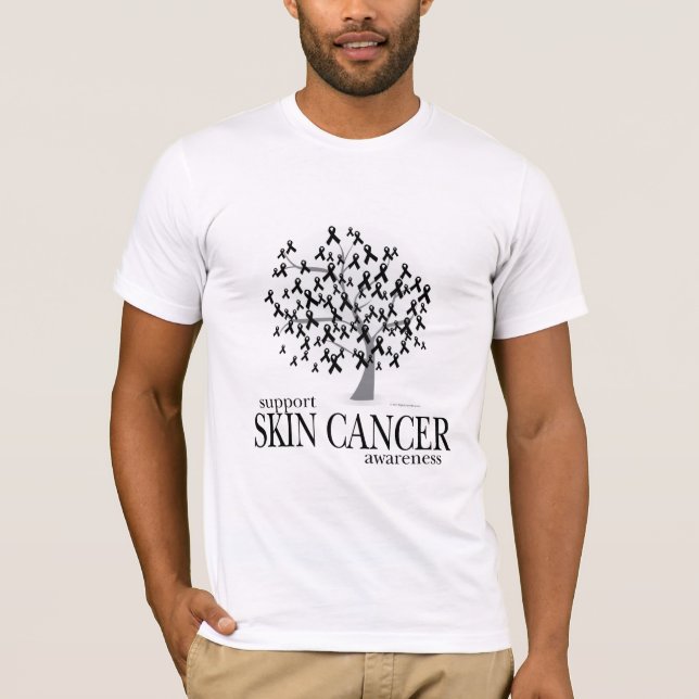 T-shirt Arbre de cancer de la peau (Devant)