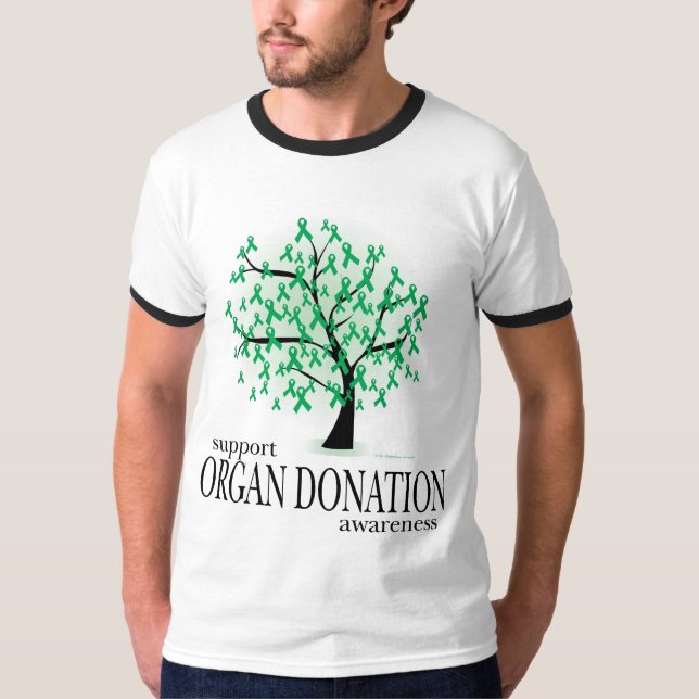 T-shirt Arbre de donation d'organe (Devant)
