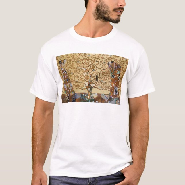 T-shirt Arbre de Gustav Klimt de la vie (Devant)